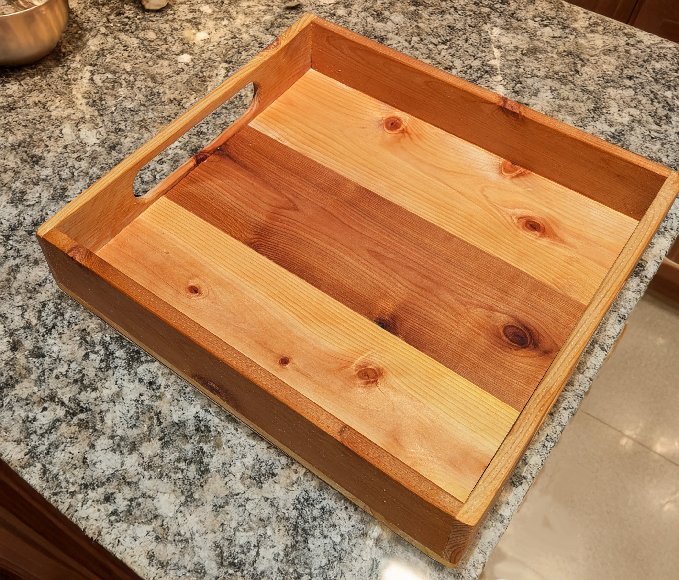 All-Cedar Serving & Couch Tray 